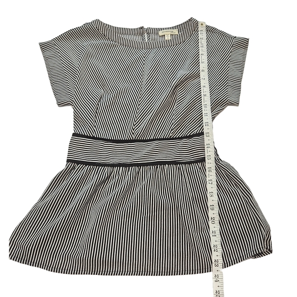 Stylish Striped Top with Cap Sleeves - Picture 11 of 11